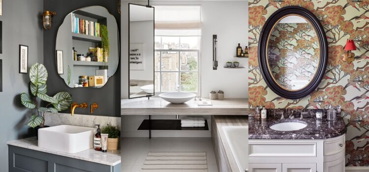 Badezimmerspiegel – Design, Formen und Moderne